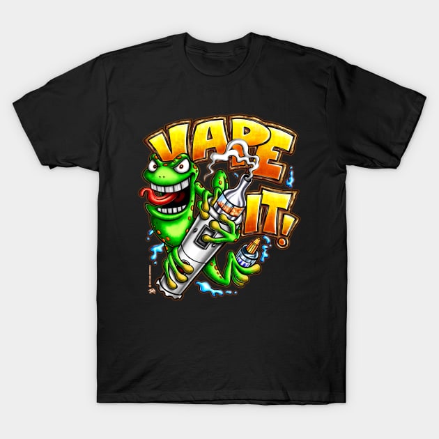 Vape It! T-Shirt by linkartworks